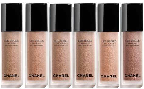 chanel les beiges water fresh tint shades|More.